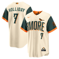 Baltimore Orioles Jackson Holliday 2026 City Connect Stadium Jersey — Cream