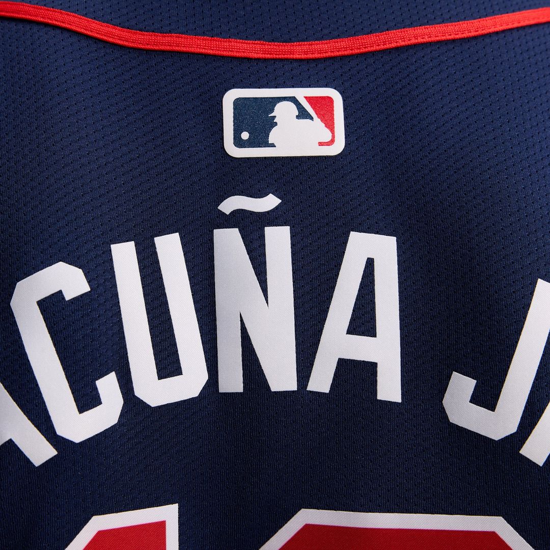 Atlanta Braves Ronald Acuña Jr. Women's Alternate Limited Jersey — Navy
