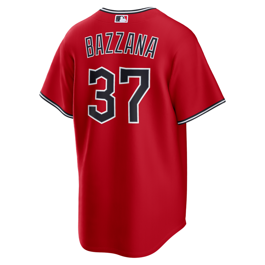 Cleveland Guardians Travis Bazzana Alternate Replica Jersey — Red