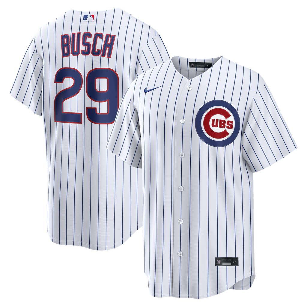 Chicago Cubs Michael Busch Home Replica Jersey — White