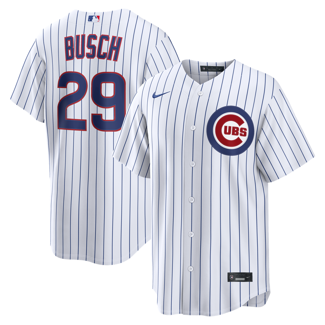 Chicago Cubs Michael Busch Home Replica Jersey — White