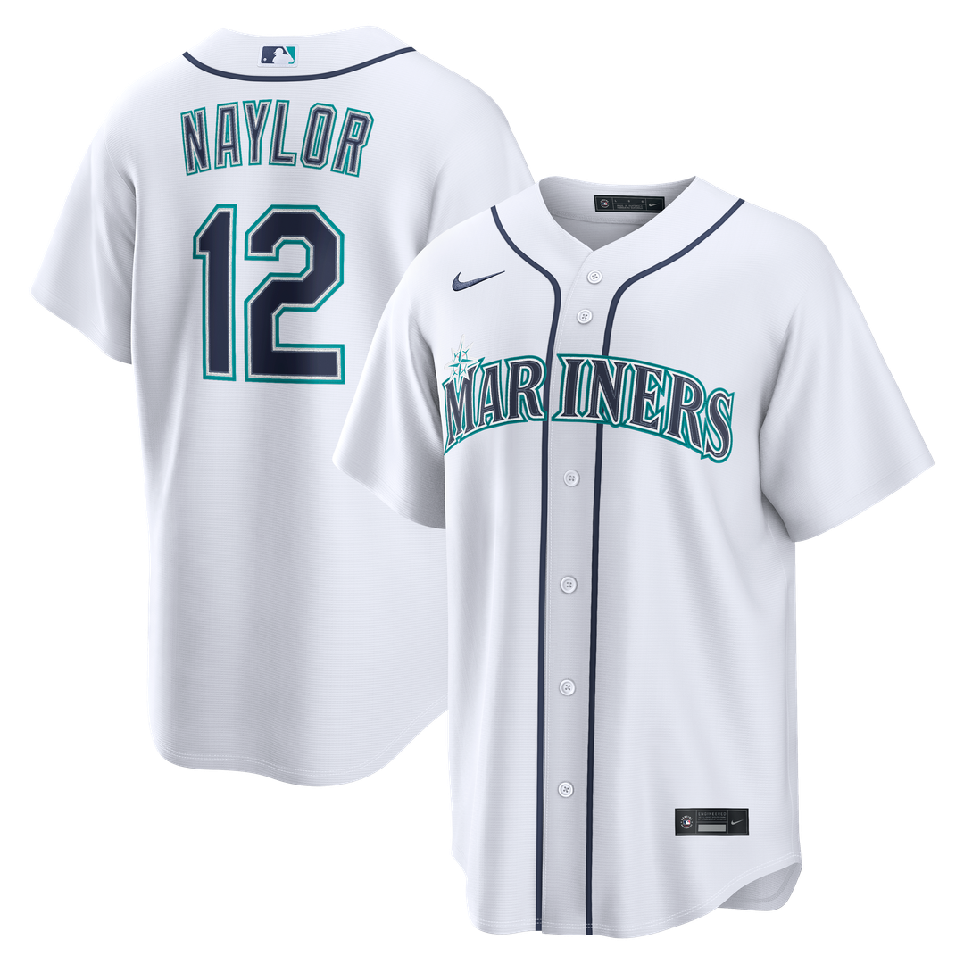 Seattle Mariners Josh Naylor Home Replica Jersey — White
