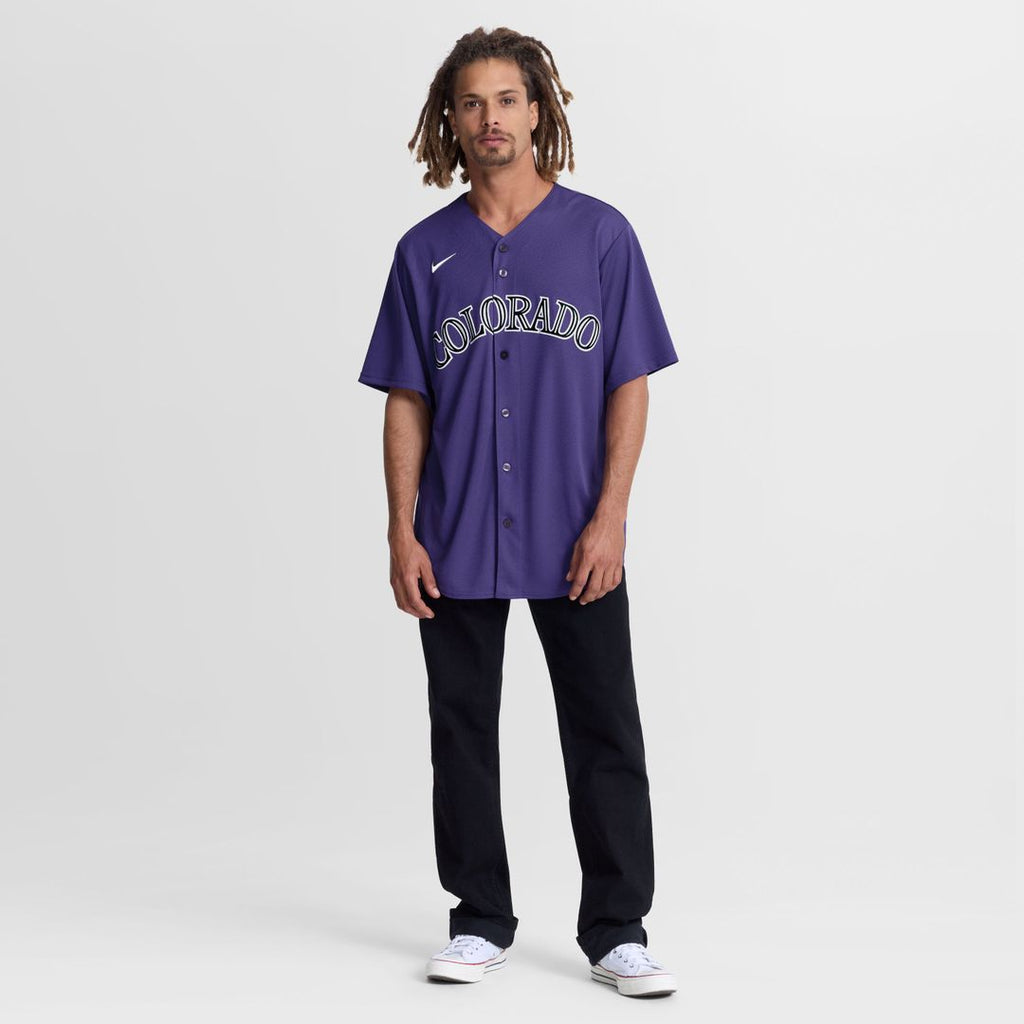 Colorado Rockies Alternate Replica Jersey — Purple