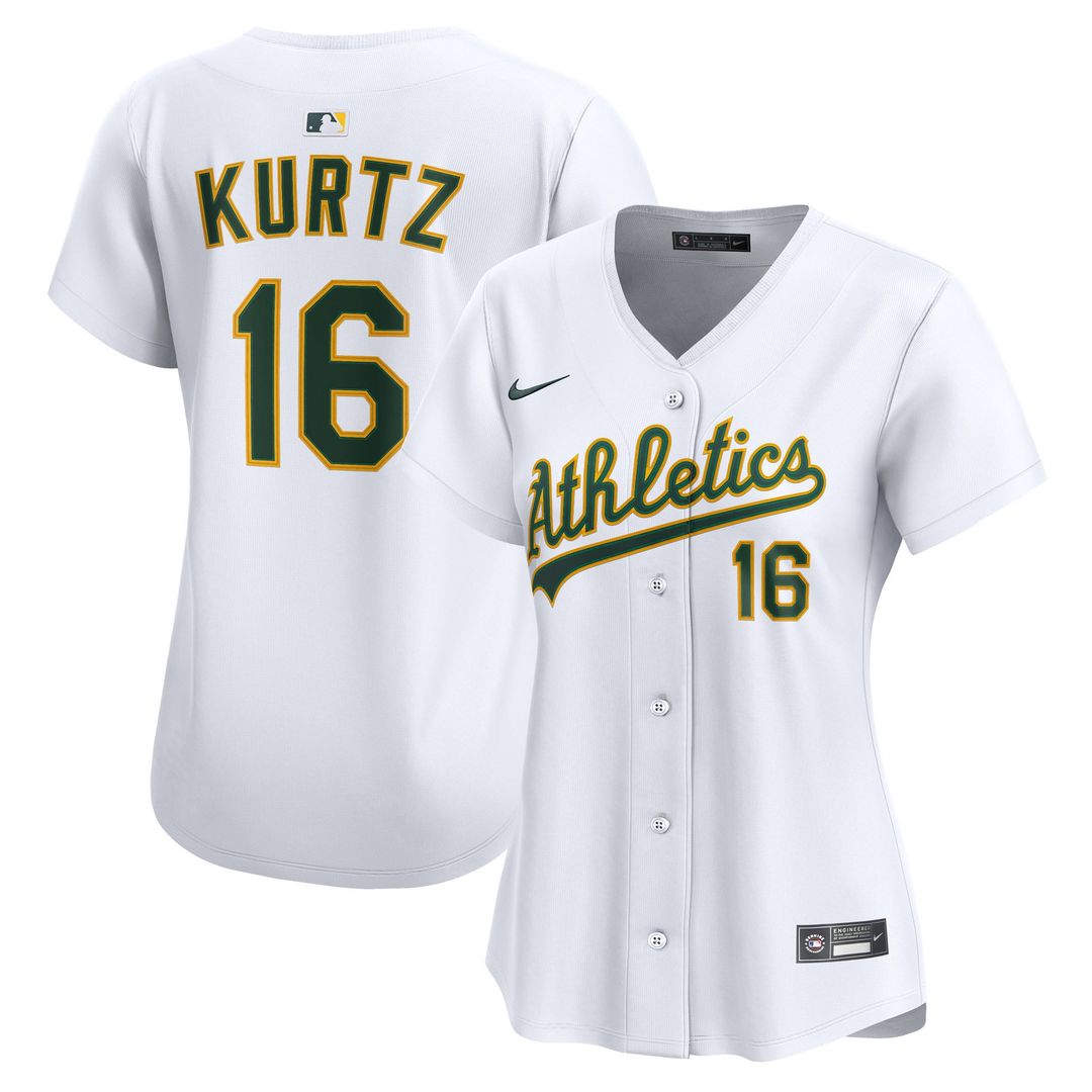 Athletics Nick Kurtz Women's Home Limited Jersey — White