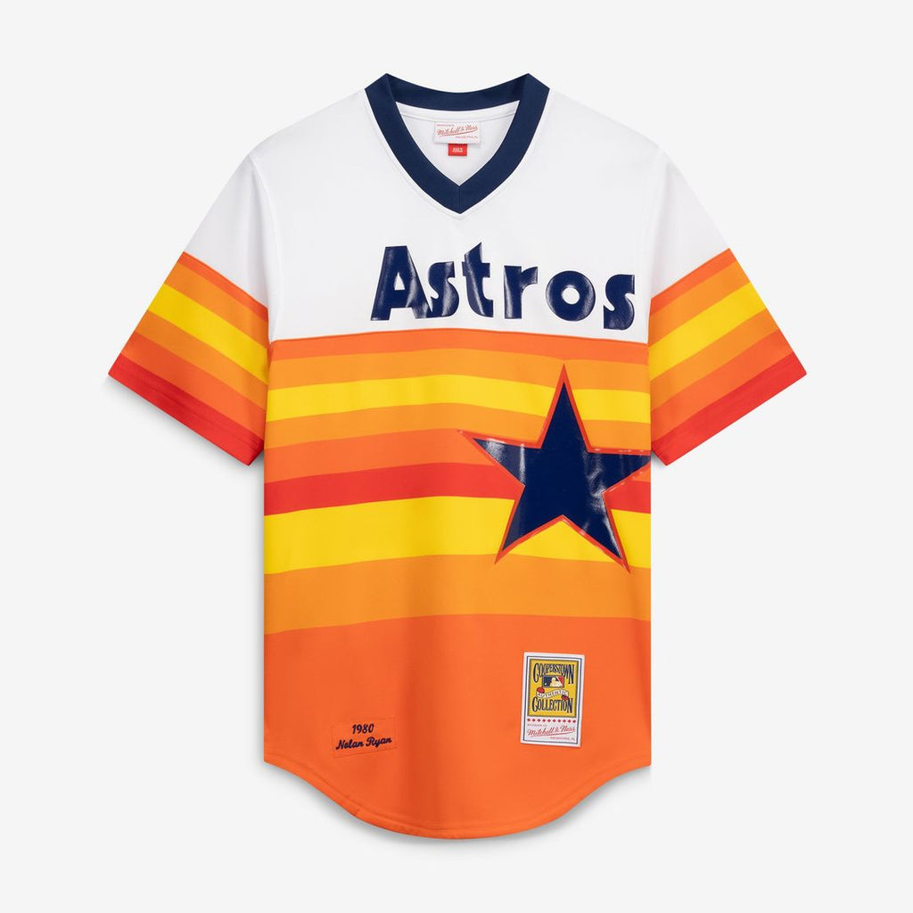 Houston Astros Nolan Ryan Throwback Authentic Jersey — White