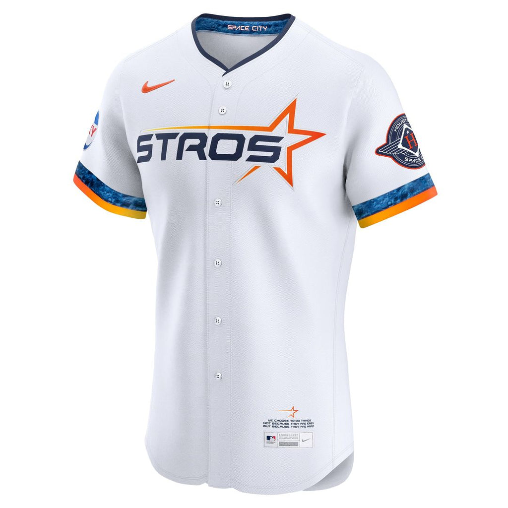 Houston Astros 2025 City Connect Elite Jersey — White