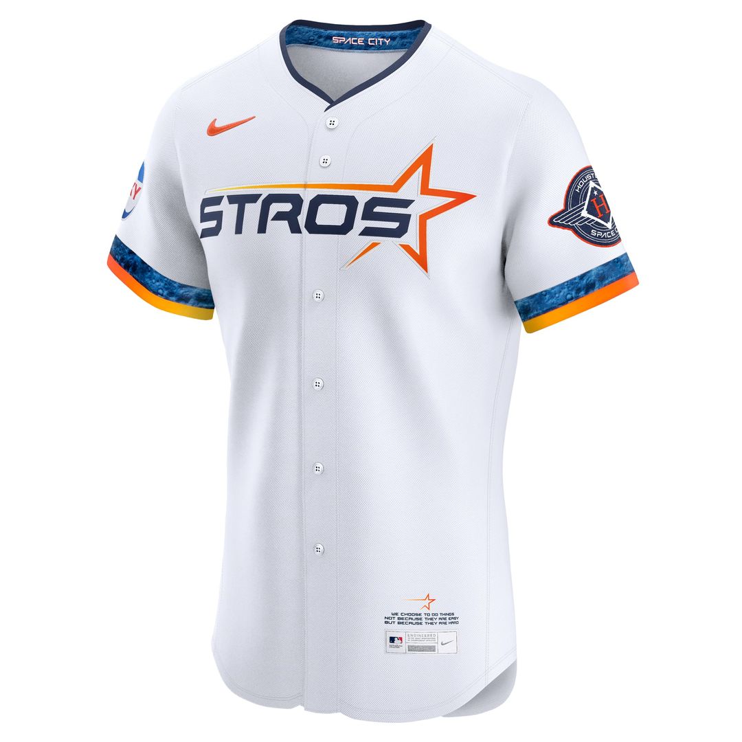Houston Astros 2025 City Connect Elite Jersey — White