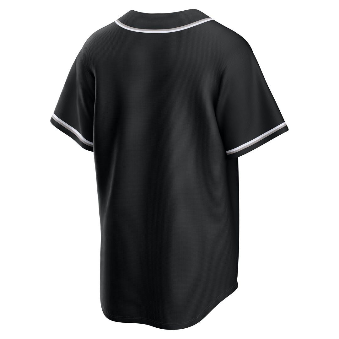 Colorado Rockies Fashion Replica Black Out Jersey
