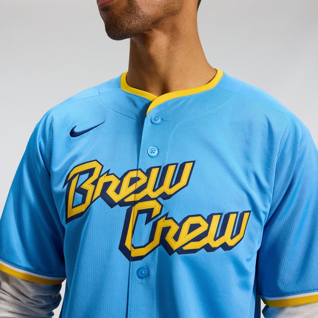 Milwaukee Brewers City Connect Limited Jersey — Light Blue