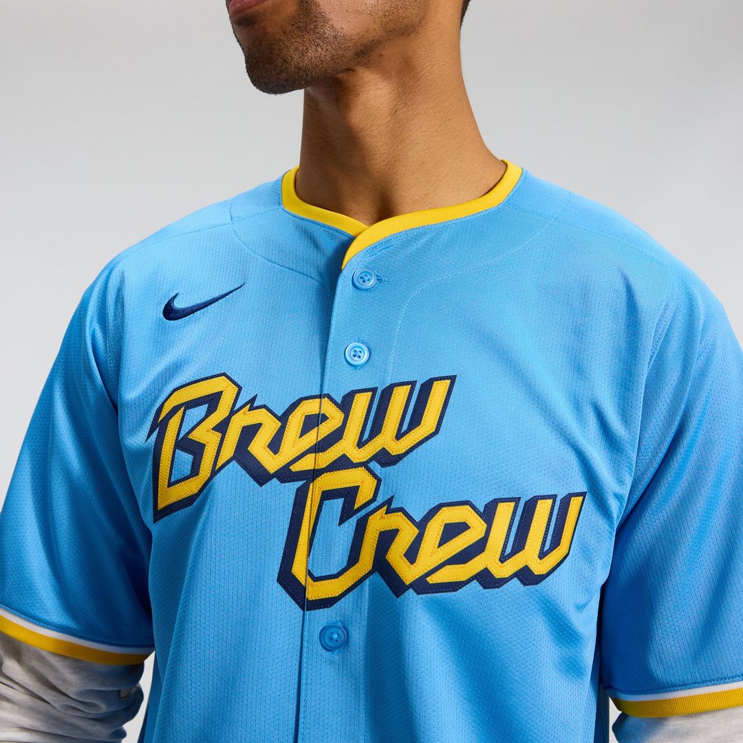 Milwaukee Brewers City Connect Limited Jersey — Light Blue