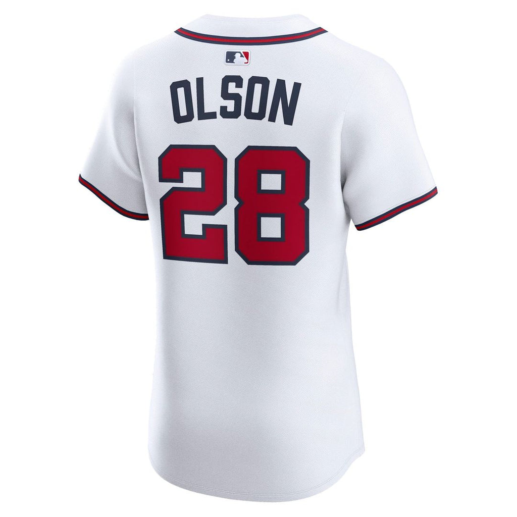Atlanta Braves Matt Olson Home Elite Jersey — White