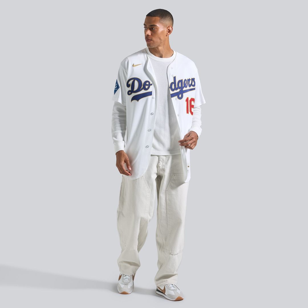 Los Angeles Dodgers Will Smith 2026 Gold Collection Authentic Jersey — White