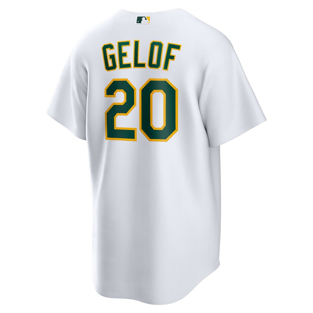 Athletics Zack Gelof Home Replica Jersey — White