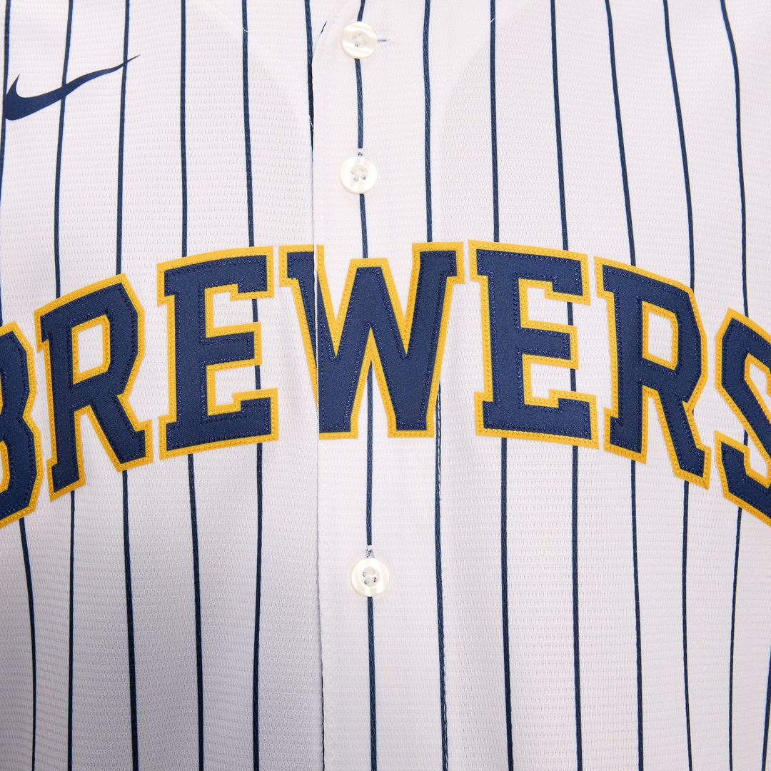 Milwaukee Brewers Christian Yelich Alternate Replica Jersey — White