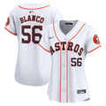 Houston Astros Ronel Blanco Women's Home Limited Jersey — White