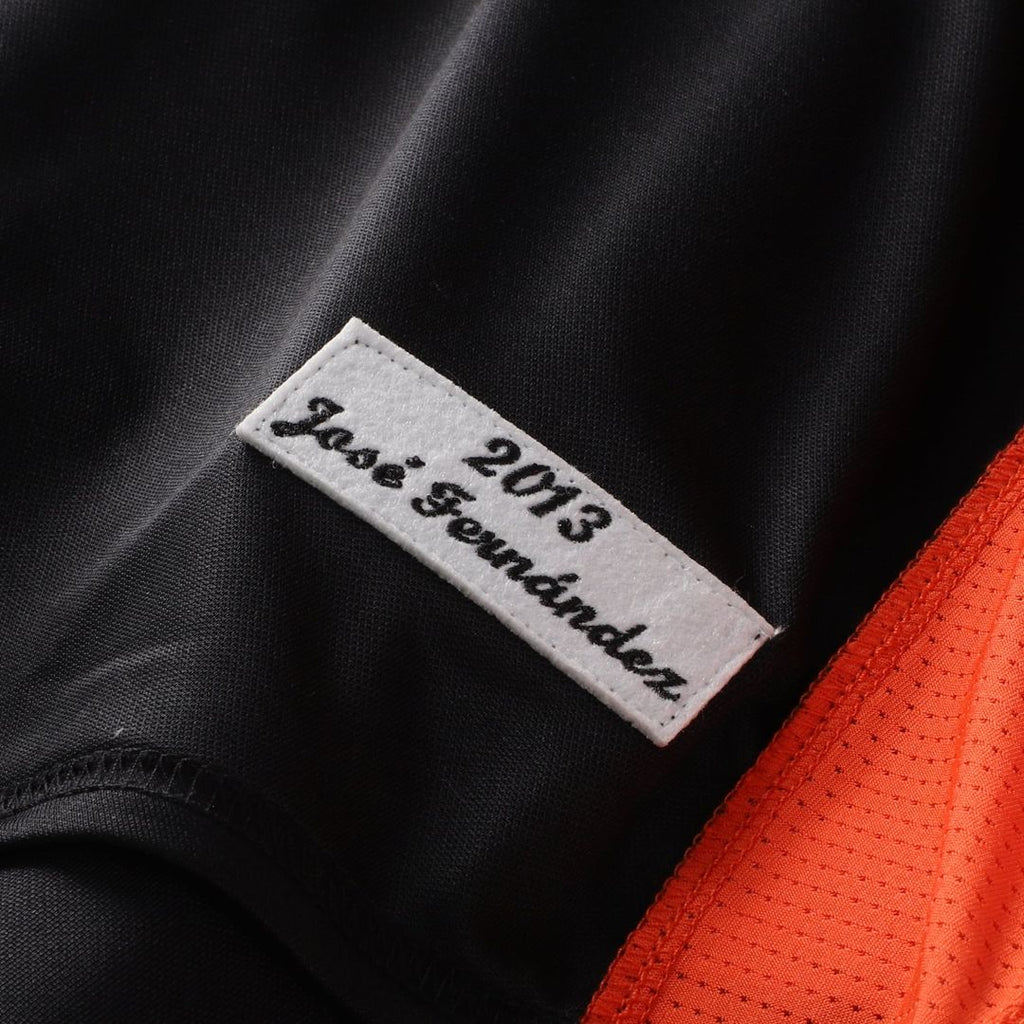 Miami Marlins Jose Fernandez Authentic Batting Practice Jersey — Black