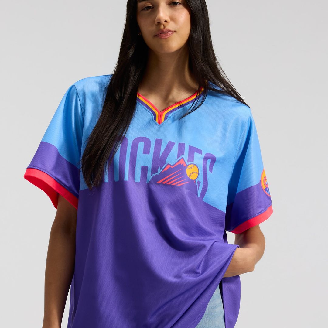 Colorado Rockies Women's 2025 City Connect Limited Jersey — Purple/Light Blue