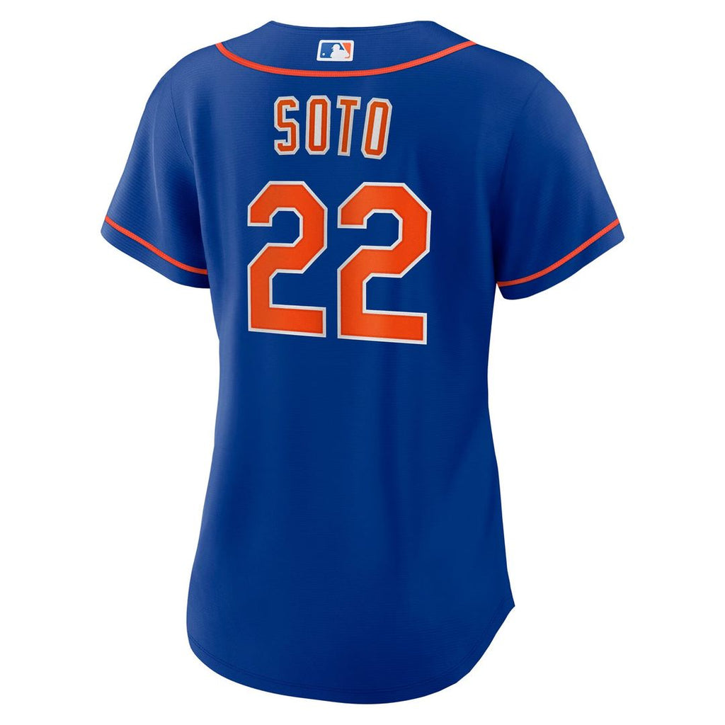 New York Mets Juan Soto Women's Alternate Replica Baseball Jersey — Royal