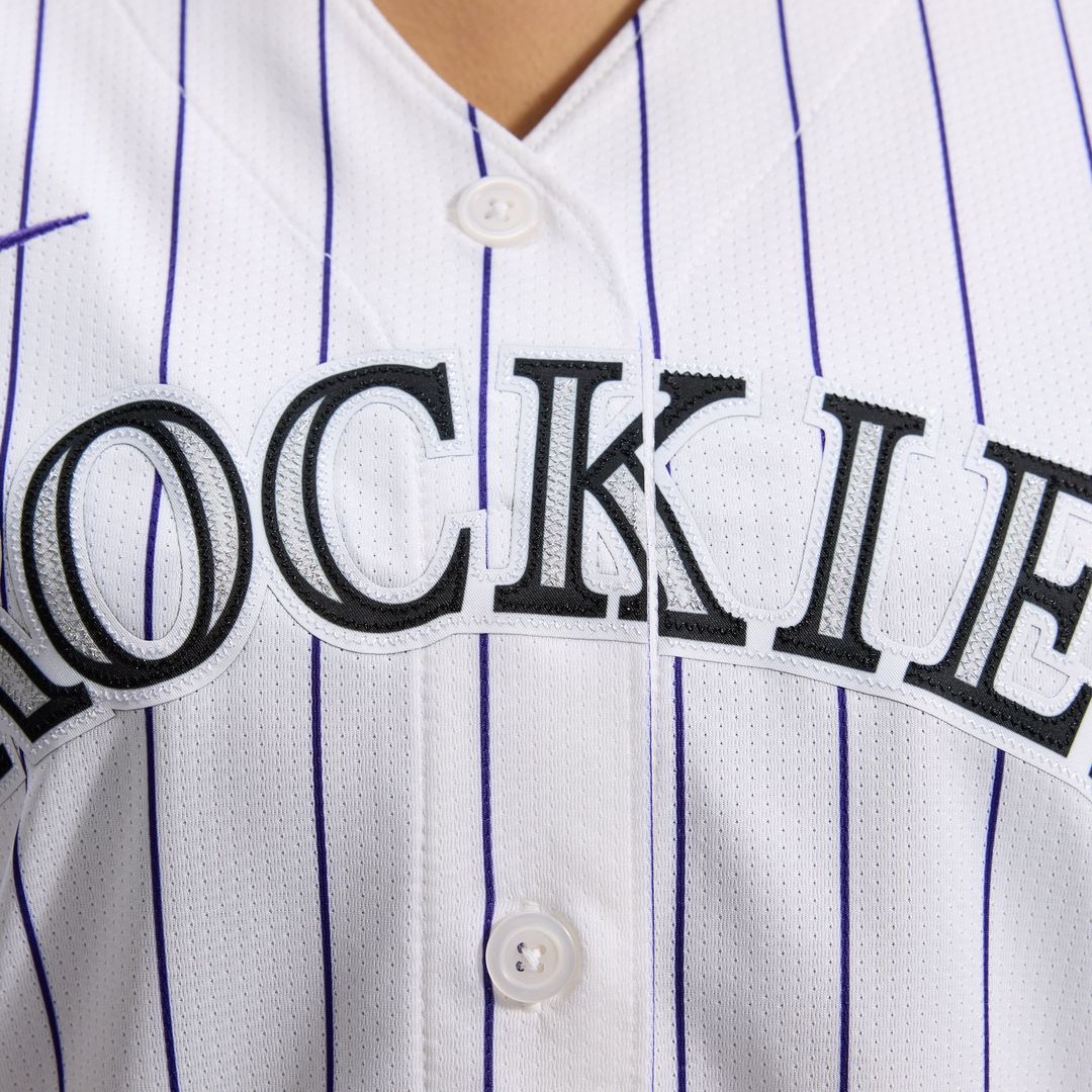 Colorado Rockies Women's Home Limited Jersey — White