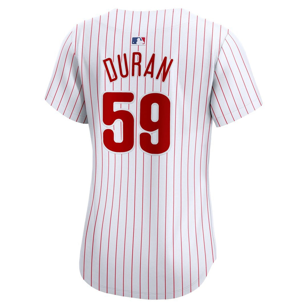 Philadelphia Phillies Jhoan Duran Women's Home Limited Jersey — White