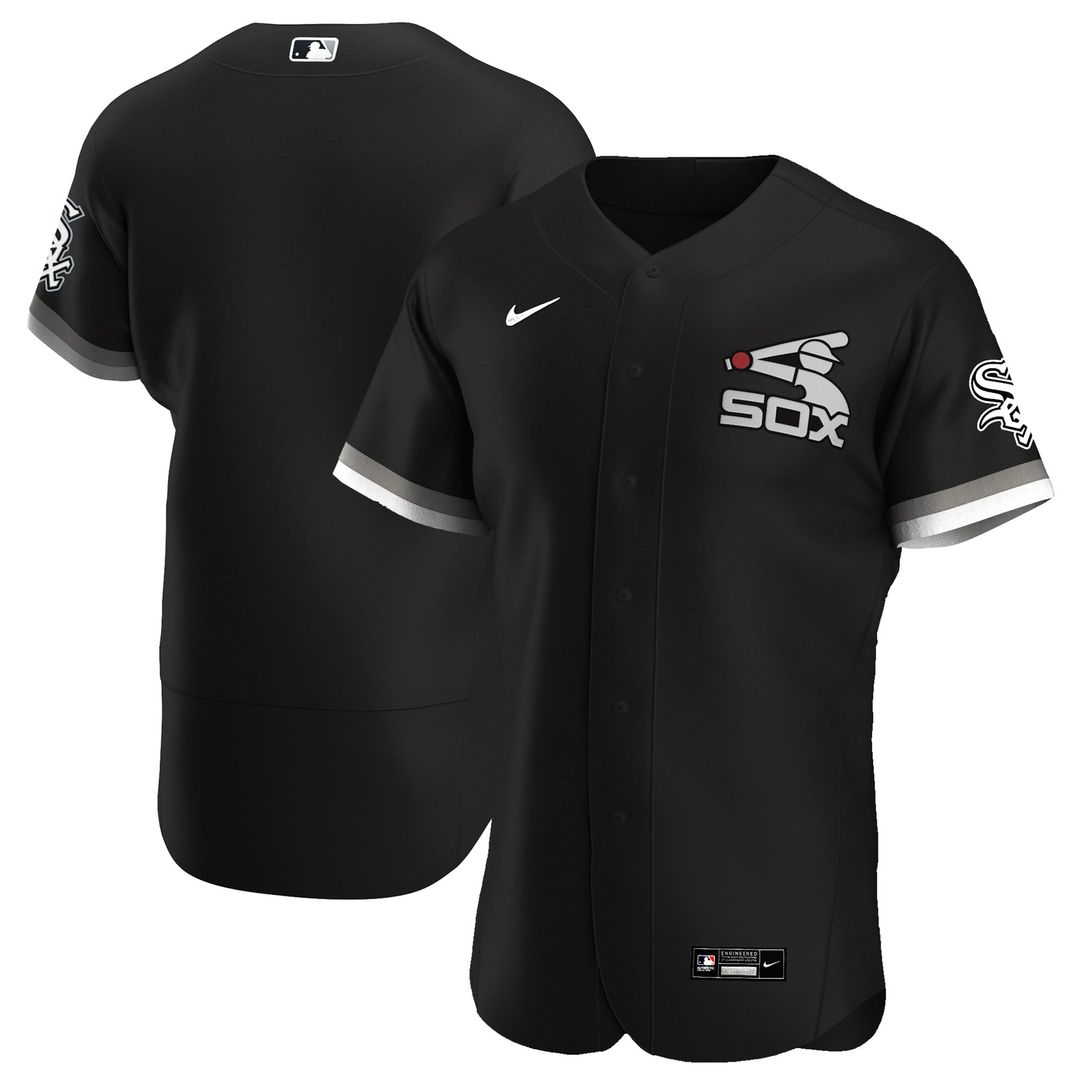 Chicago White Sox Alternate Authentic Team Jersey — Black