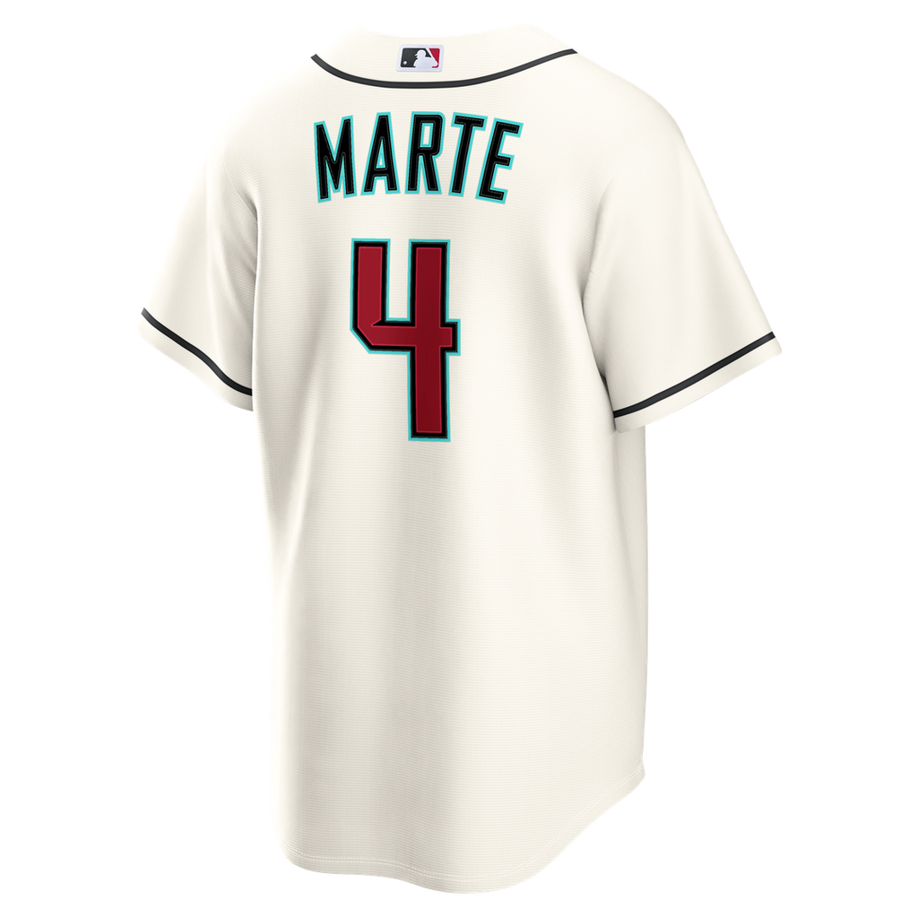 Arizona Diamondbacks Ketel Marte Home Replica Jersey — Cream