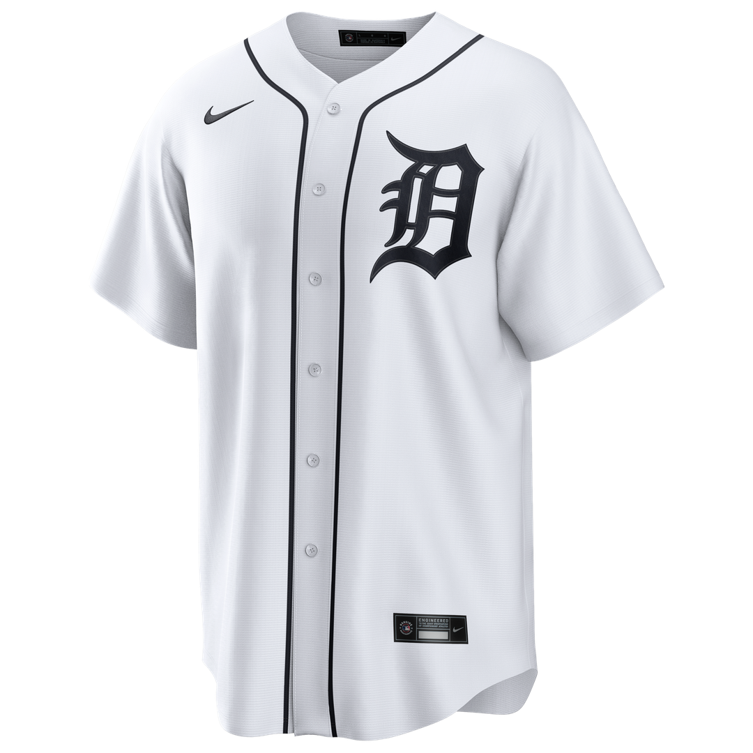 Detroit Tigers Kerry Carpenter Home Replica Jersey — White