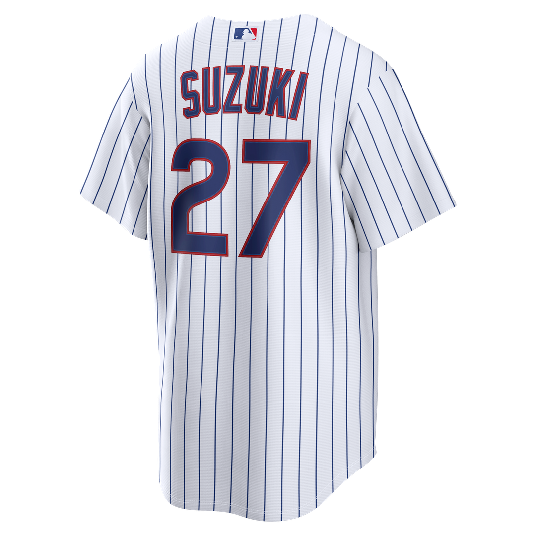 Chicago Cubs Seiya Suzuki Home Replica Jersey — White