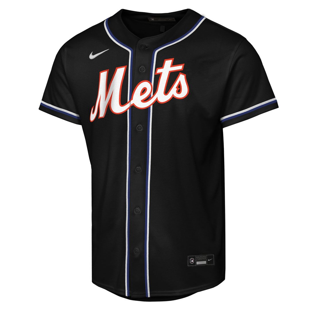 New York Mets Juan Soto Youth Fashion Replica Jersey — Black