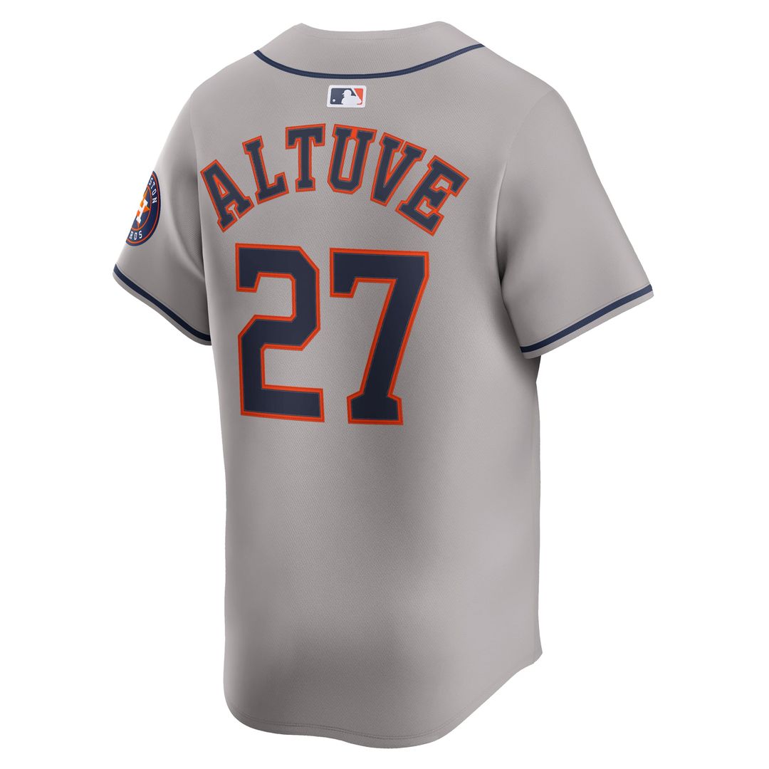 Houston Astros Jose Altuve Road Limited Jersey — Gray
