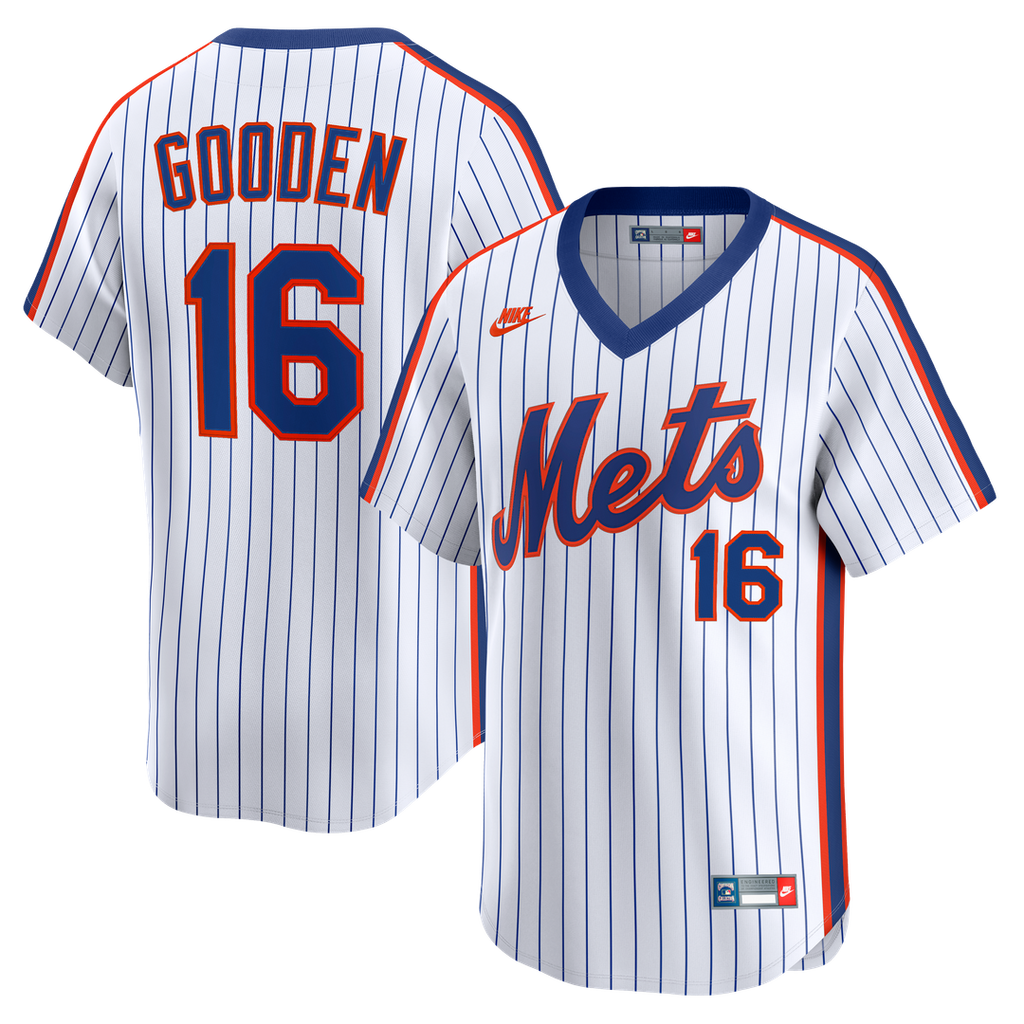 New York Mets Dwight Gooden Cooperstown Limited Jersey — White