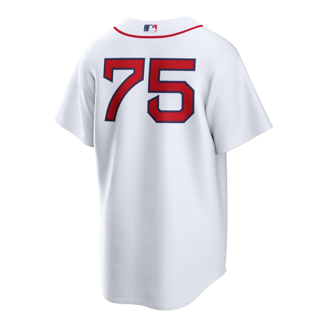 Boston Red Sox Carlos Narváez Home Replica Jersey — White