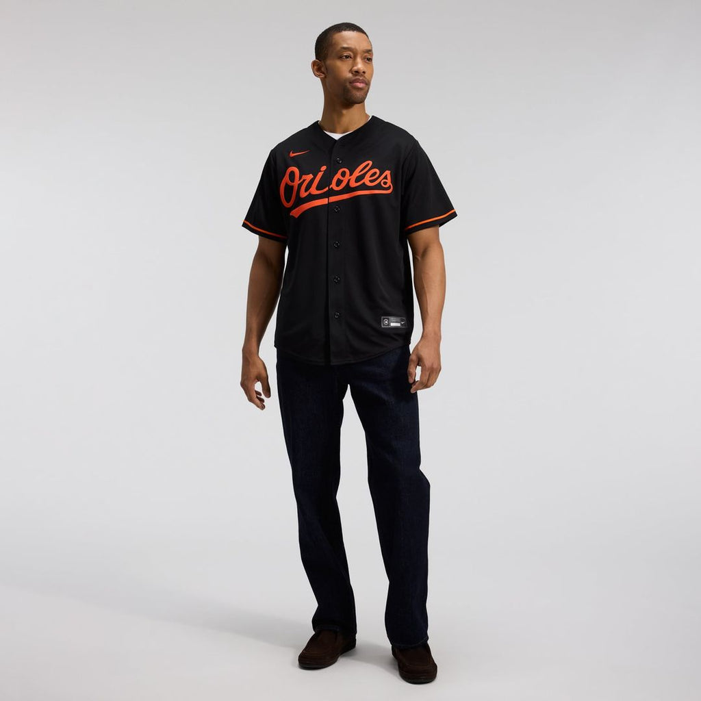 Baltimore Orioles Alternate Replica Team Jersey — Black