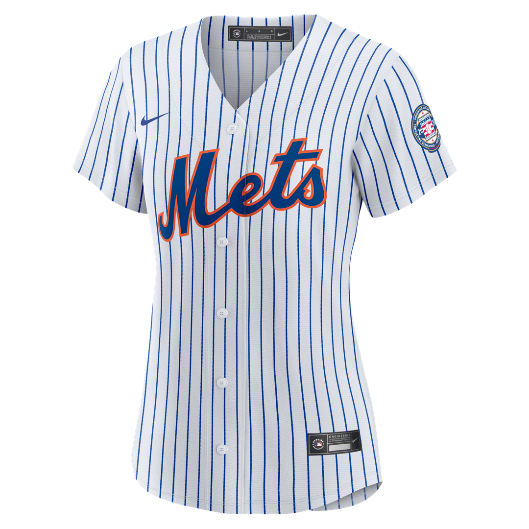 New York Mets Carlos Beltran Women's 2026 Baseball Hall of Fame Retired Replica Jersey — White