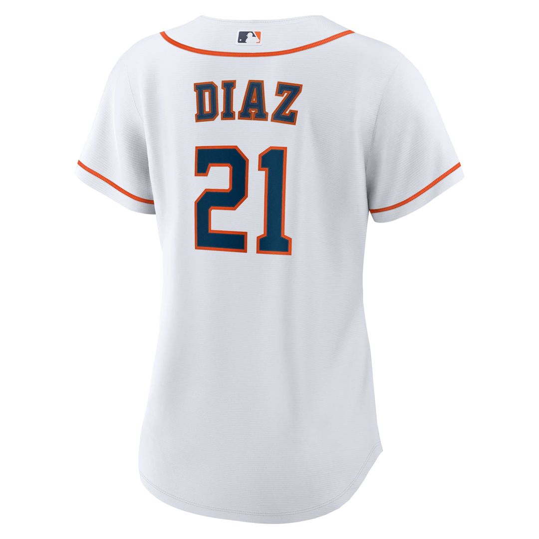Houston Astros Yainer Diaz Women's Home Replica Jersey — White