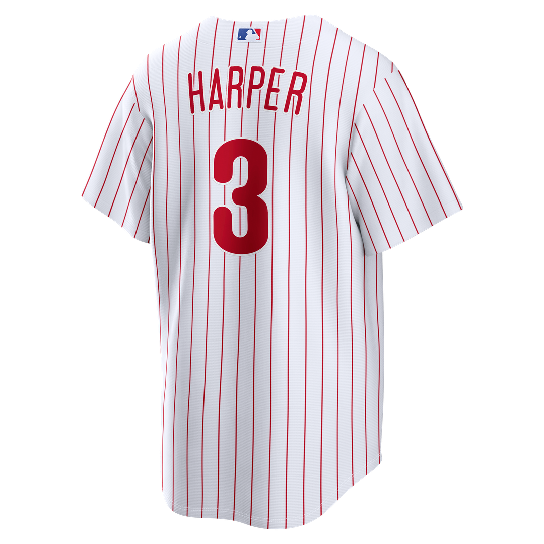 Philadelphia Phillies Bryce Harper Home Replica Jersey — White