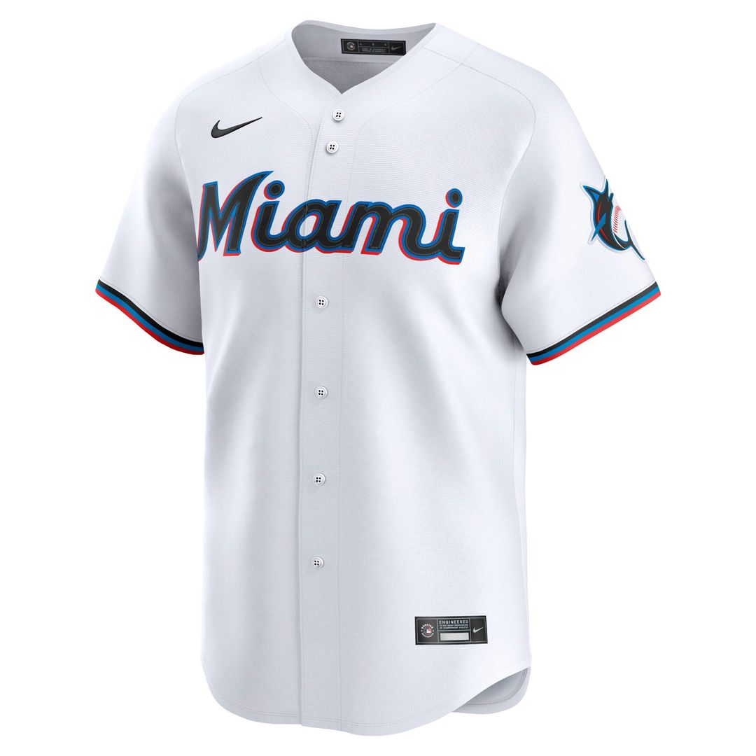 Miami Marlins Home Limited Jersey — White