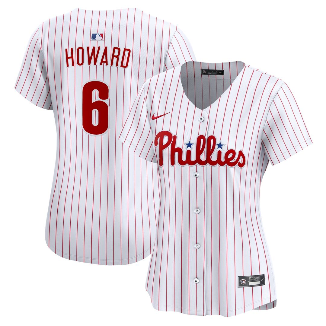 Philadelphia Phillies Ryan Howard Women's Limited Jersey — White