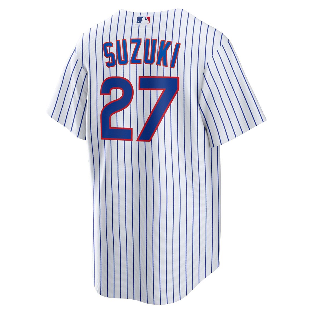 Chicago Cubs Seiya Suzuki Home Replica Jersey — White