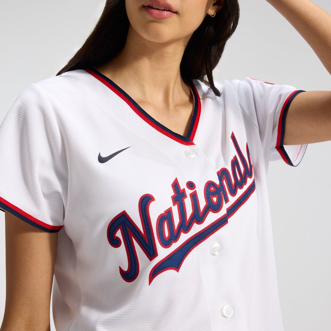 Washington Nationals CJ Abrams Women's Home Replica Jersey — White