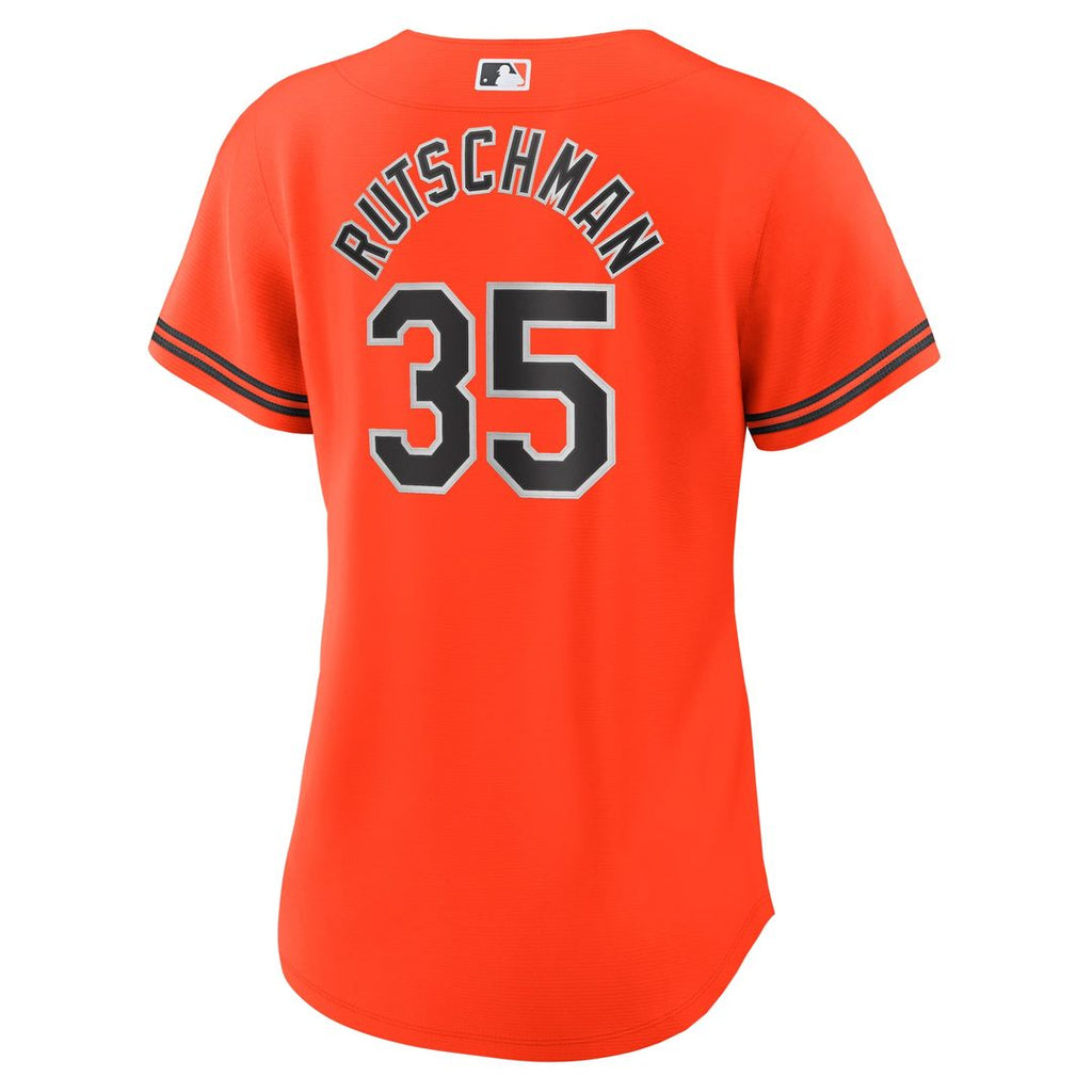 Baltimore Orioles Adley Rutschman Women's Alternate Replica Jersey — Orange