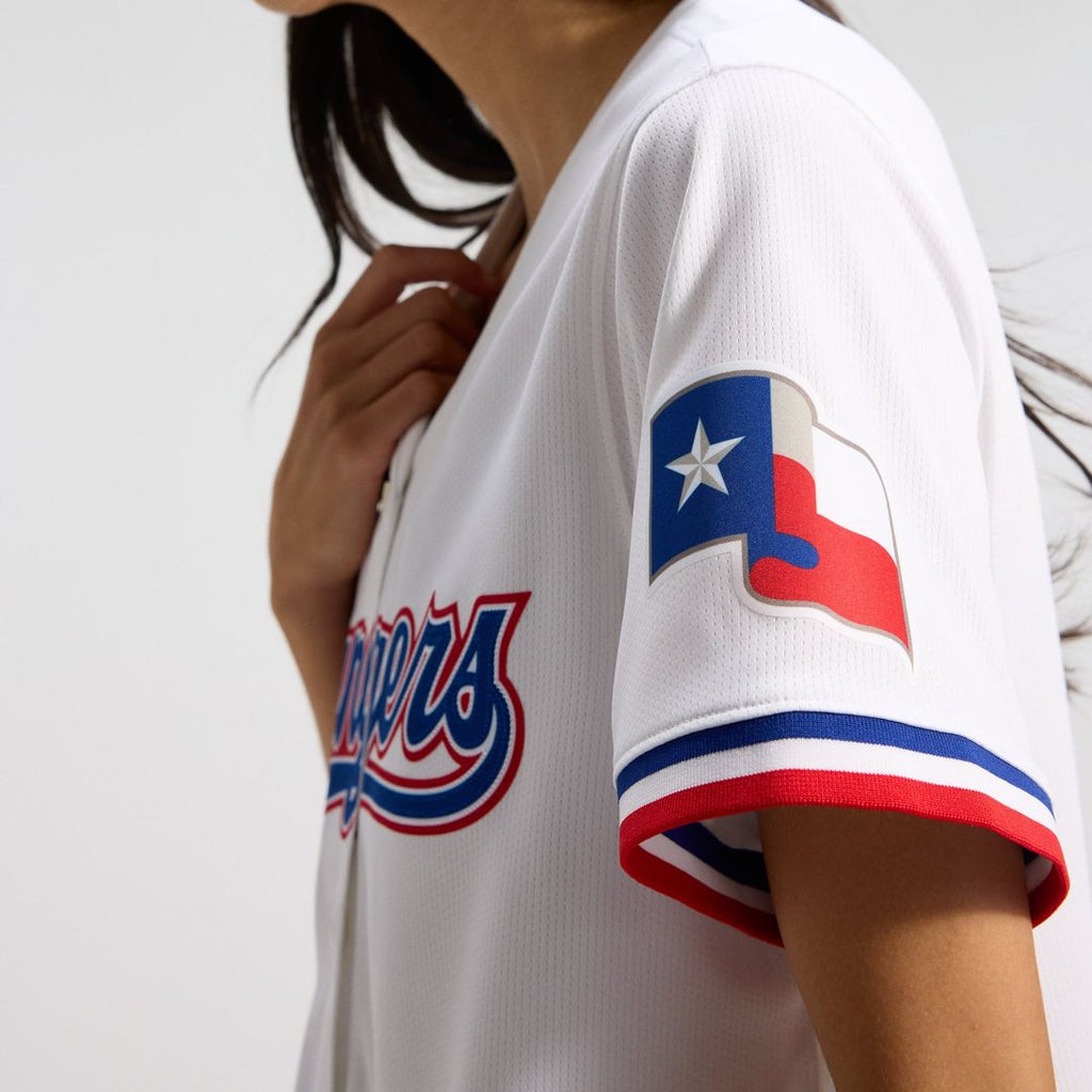 Texas Rangers Women's Home Limited Jersey — White