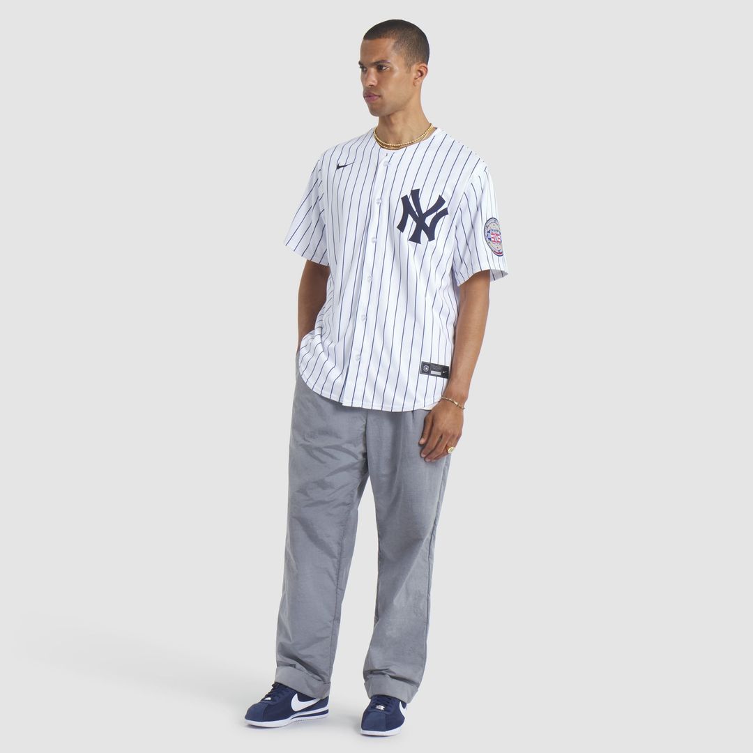 New York Yankees CC Sabathia 2025 Baseball Hall of Fame Name & Number Retired Replica Jersey — White