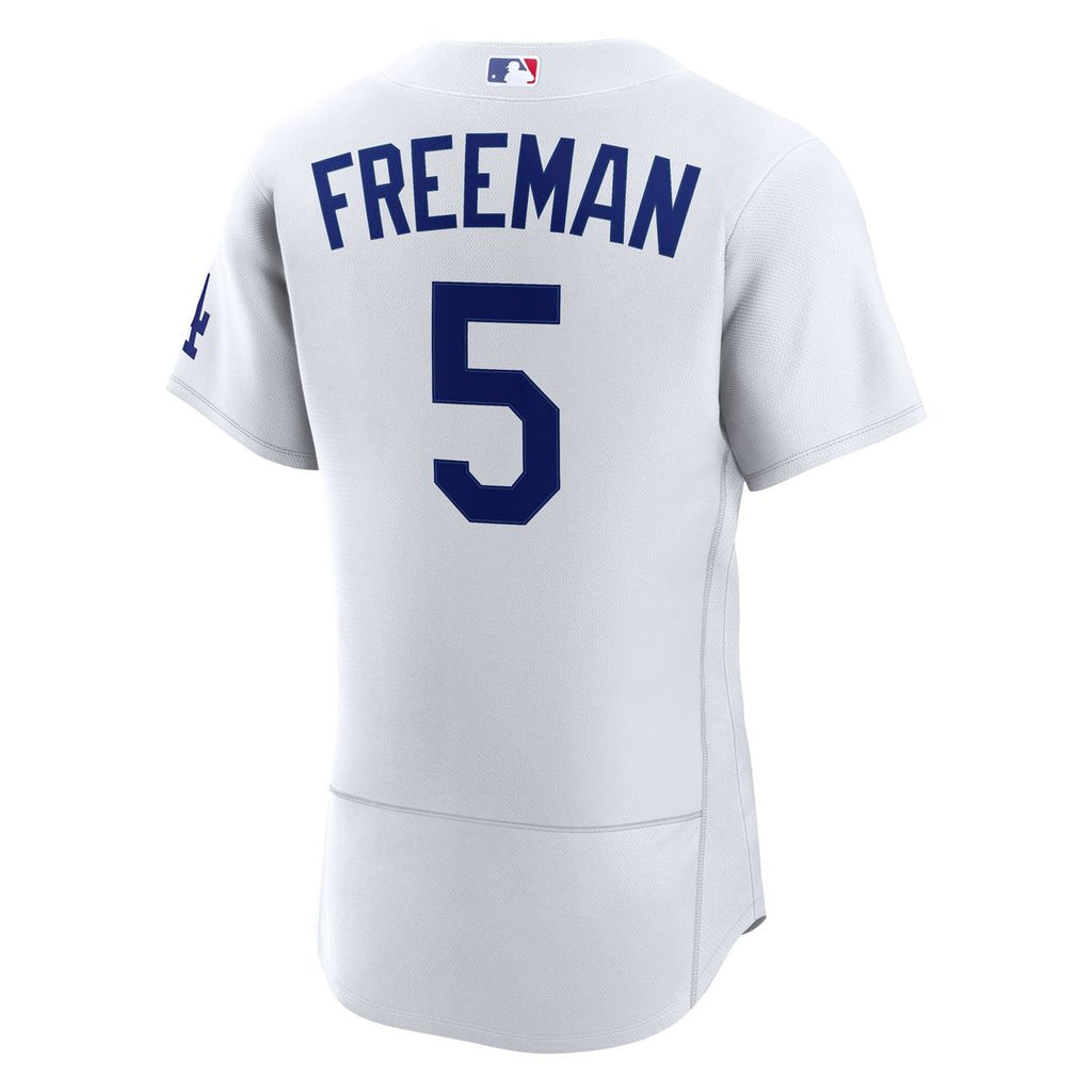 Los Angeles Dodgers Freddie Freeman Home Authentic Jersey — White