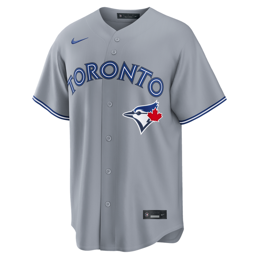 Toronto Blue Jays Anthony Santander Road Replica Jersey — Gray