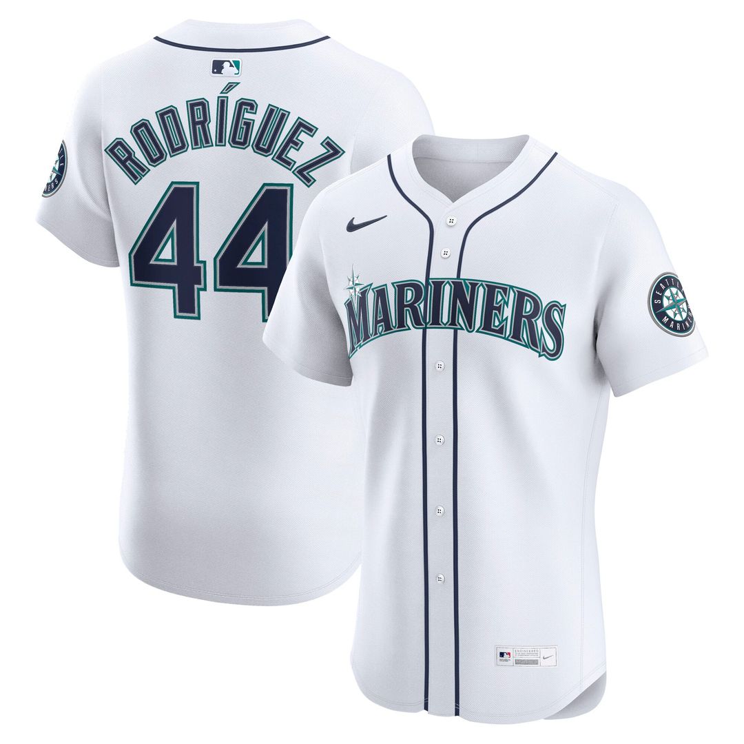 Seattle Mariners Julio Rodríguez Home Elite Jersey — White