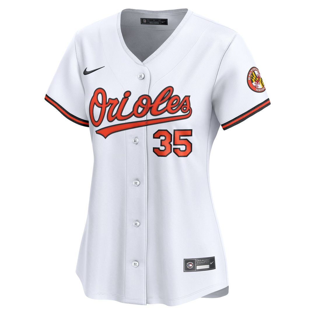 Baltimore Orioles Adley Rutschman Women's Home Limited Jersey — White
