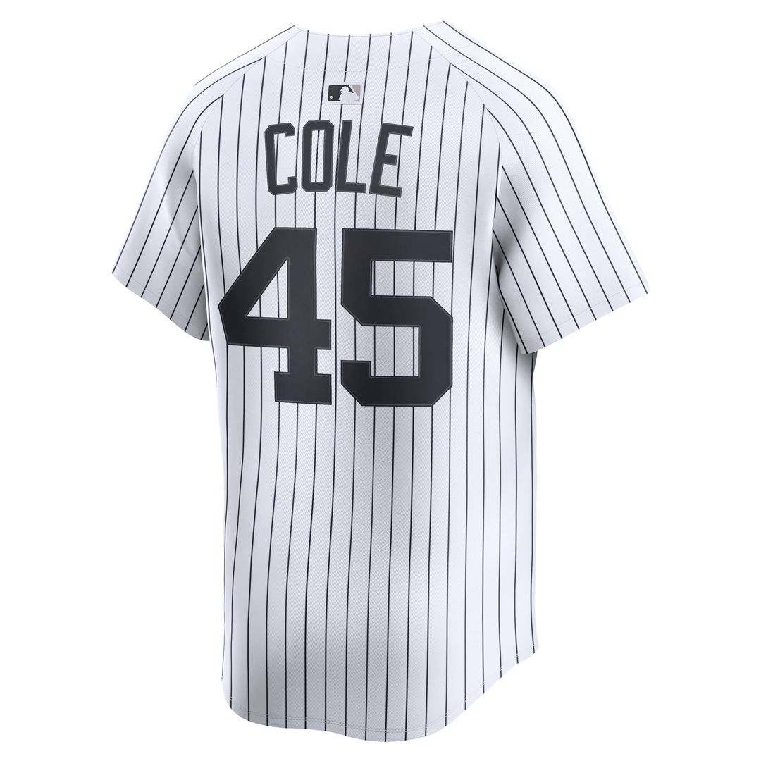 New York Yankees Gerrit Cole Home Limited Jersey — White