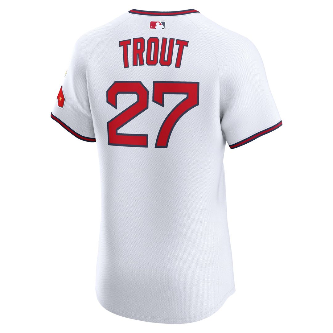 Los Angeles Angels Mike Trout Alternate 2 Elite Jersey — White