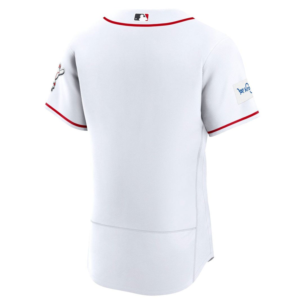 Cincinnati Reds Home Authentic Jersey — White